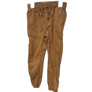 EUC! GAP Khaki Chinos Classic Jogger Pants uniform bottoms Size 8